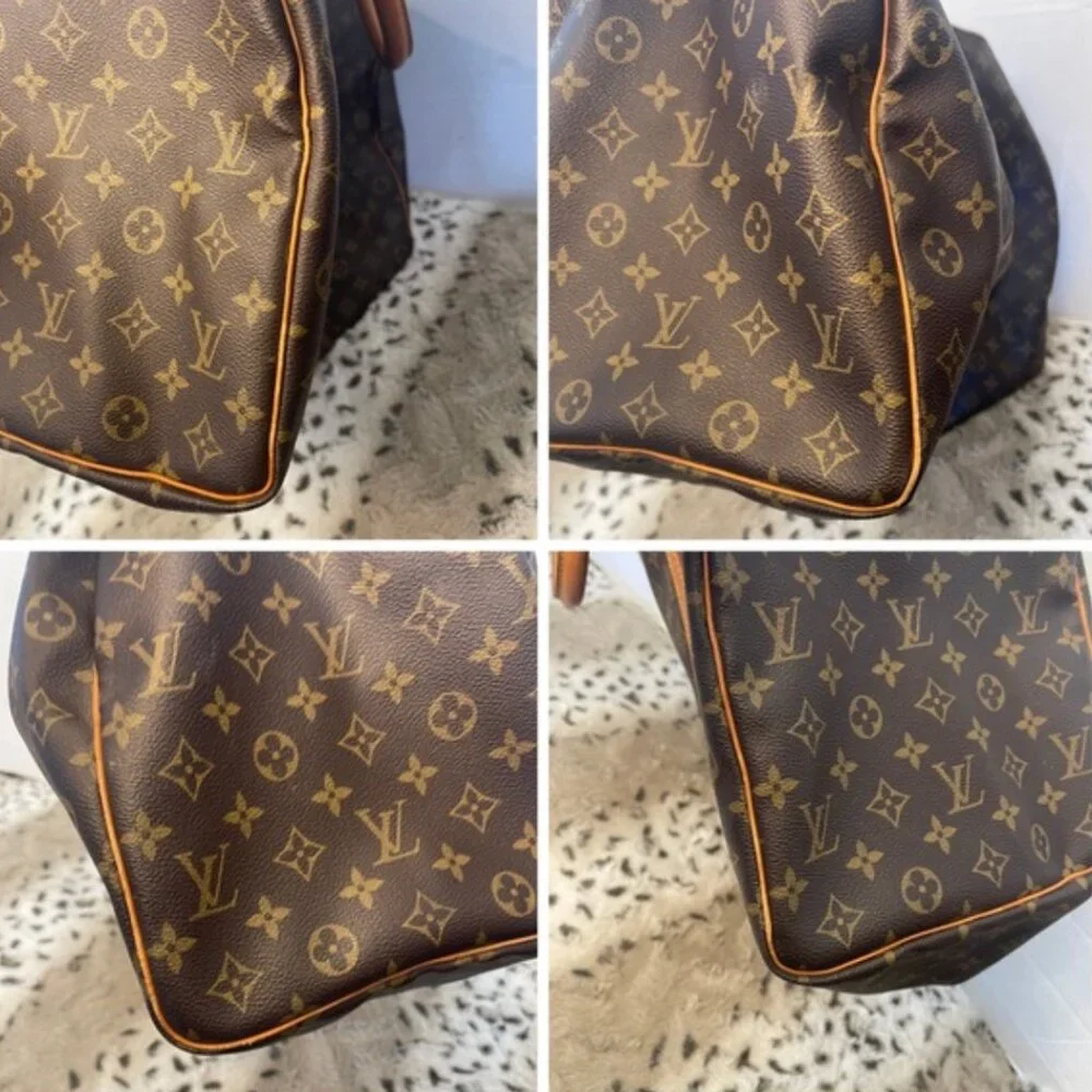 LOUIS VUITTON Bandouliere VINTAGE MONOGRAM KEEPALL 50 TRAVEL DUFFLE BAG
